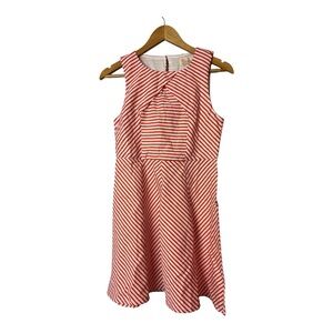 L’Atiste By Amy Dress Mini sleeveless striped cotton blend women’s size M